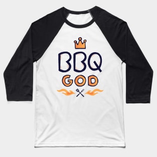 BBQ God Baseball T-Shirt